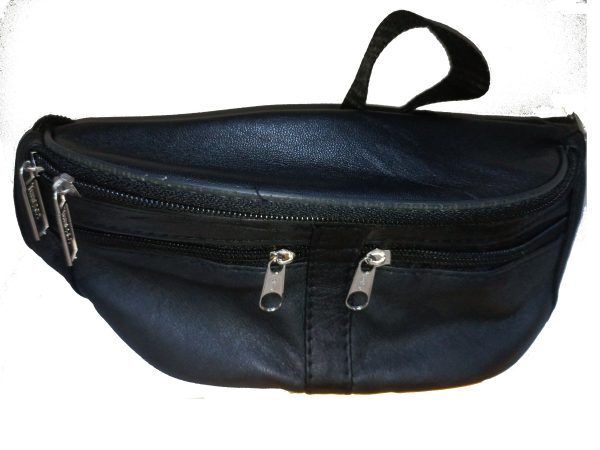 High Quality Leather Ihram Belt - Black -