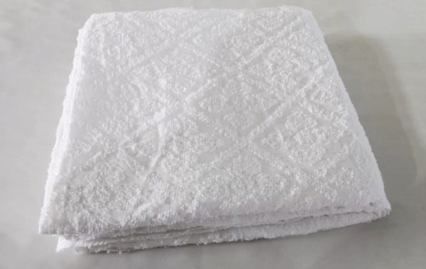 Diamond Flower Engraved Soft Towel Ihram